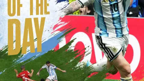 Messi được vinh danh MVP ngày thi đấu thứ 27 sau màn ngược dòng trước Ai Cập