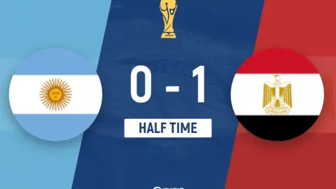 Hiệp một - Argentina 0-1 Ai Cập Messi hụt điểm + thủng lưới hai lần trong năm nay + trung phong Ibrahim ghi bàn