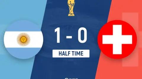 Hiệp một-Argentina 1-0 Thụy Sĩ McAllister ghi bàn và Messi kiến ​​tạo để thống trị danh sách kiến ​​tạo ở World Cup