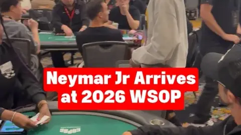 “Nghề cũ”? Chưa đầy một tuần sau khi Brazil bị loại, Neymar xuất hiện trong trận poker với phí vào cửa 1 triệu 1