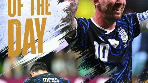 Messi được vinh danh là cầu thủ hay nhất ngày 32 World Cup 2026