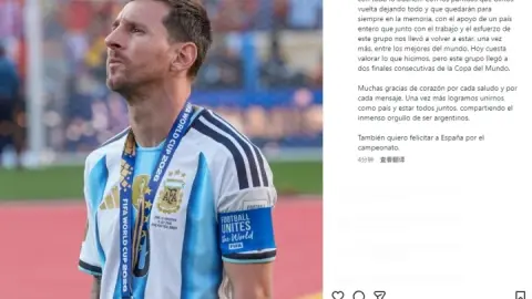 Messi lần đầu lên tiếng sau chung kết: Vết đau này khó lành, nhưng Argentina vẫn có quyền tự hào