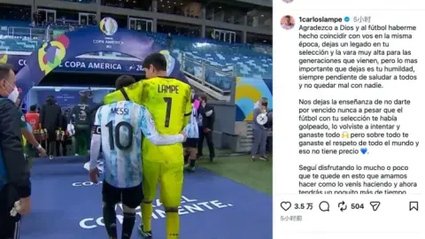 Thủ môn Bolivia tri ân Messi trên mạng xã hội: Cảm ơn Chúa vì đã cho tôi ở cùng thời đại với anh