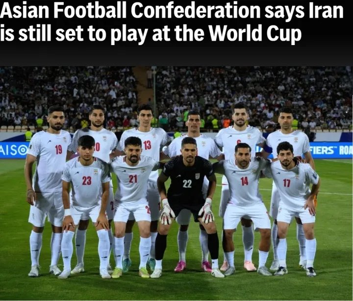 Tổng thư ký AFC: Theo chúng tôi được biết, Iran vẫn sẽ tham dự World Cup và Liên đoàn bóng đá đã thông báo cho chúng tôi