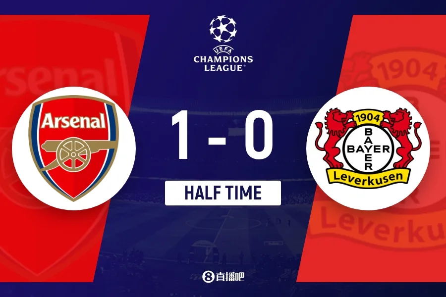 Champions League: Hiệp 1 - Arsenal dẫn trước Leverkusen 1-0 với tổng tỷ số 2-1. Cú vô lê siêu đẳng của Eze khiến cả thế giới dậy sóng.