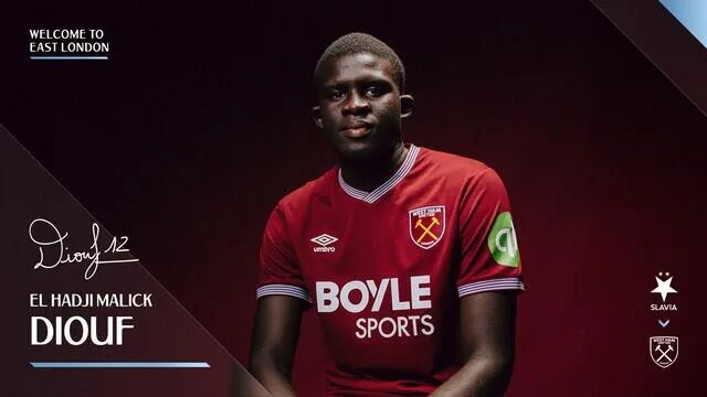Người bảo vệ: Manchester United quan tâm đến hậu vệ trái Diouf của West Ham, hy vọng anh có thể cạnh tranh với Luke Shaw