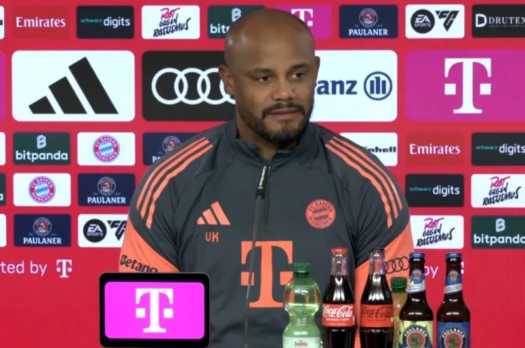 Kompany: Karl không thể thi đấu với Heidenheim. Tôi không thể nhìn thấy nhiều chi tiết trên khán đài