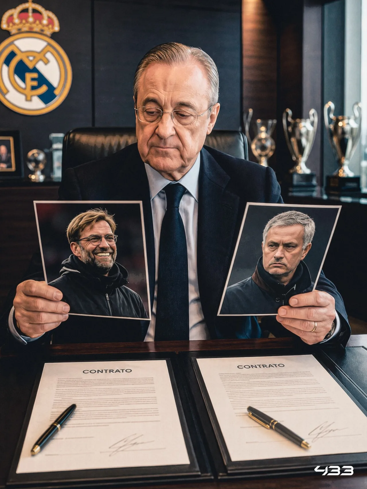 Hãy giăng lưới rộng! ESPN: Có 7 ứng viên cho vị trí HLV mới của Real Madrid, Mourinho đã liên hệ với một số cầu thủ Real Madrid