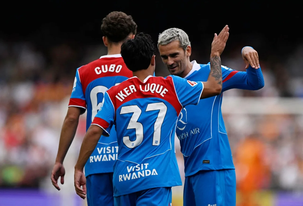 Atletico đã có ba cầu thủ đội B ghi bàn ngay trận ra mắt đội một trong mùa này