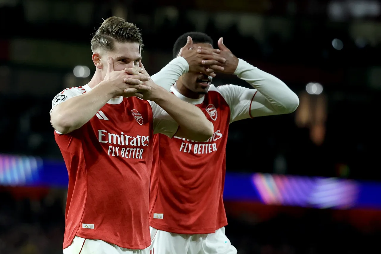 Giá trị bàn thắng kỳ vọng của Arsenal trong hiệp một là 2,39, cao thứ ba tại Premier League mùa này nếu không tính phạt đền.