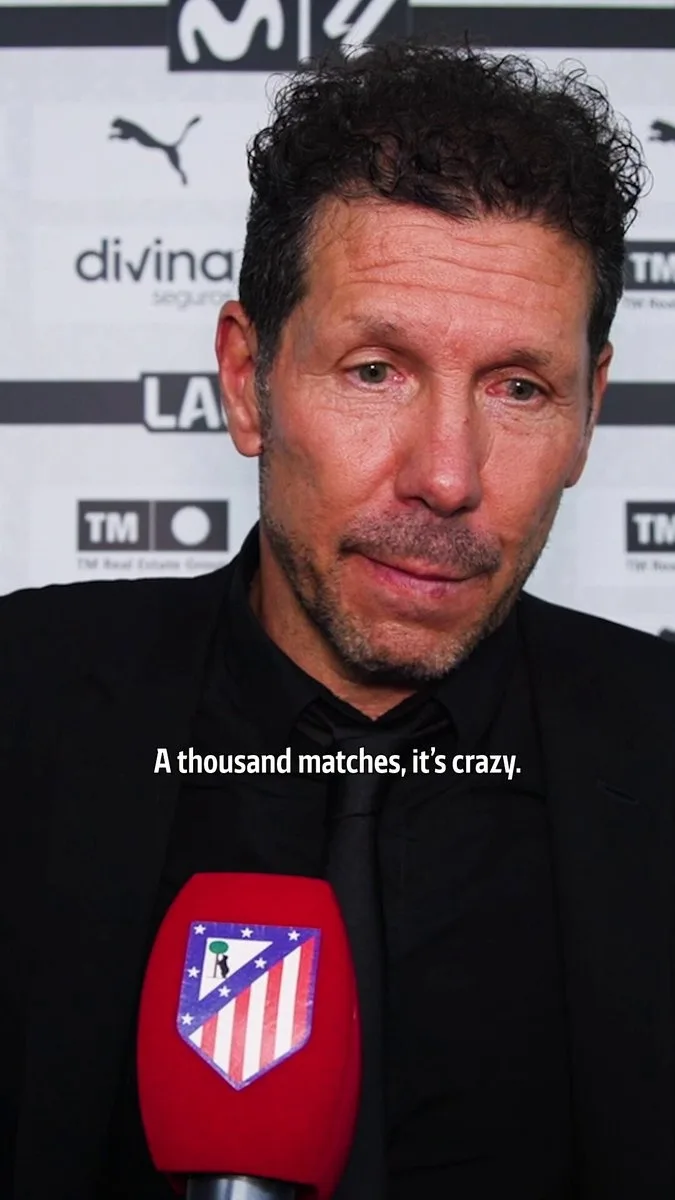 Simeone chạm mốc 1.000 trận cầm quân: Nghĩ thôi cũng thấy mệt