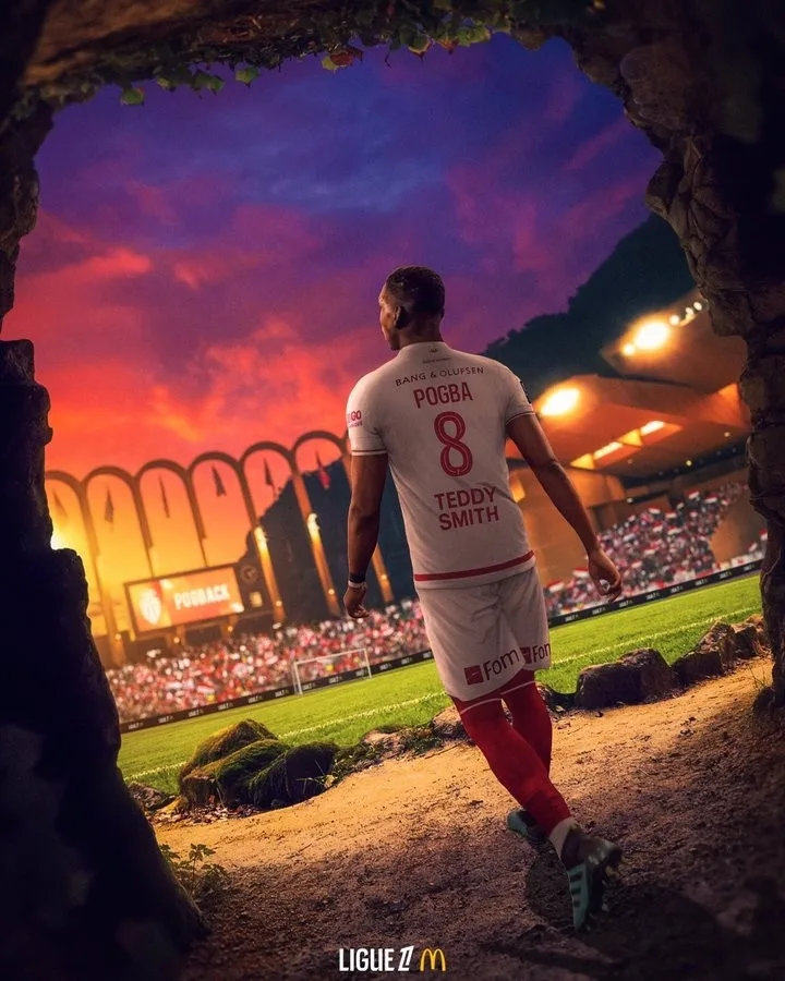 Pogba lần đầu đá chính sau ba năm trong màu áo Monaco