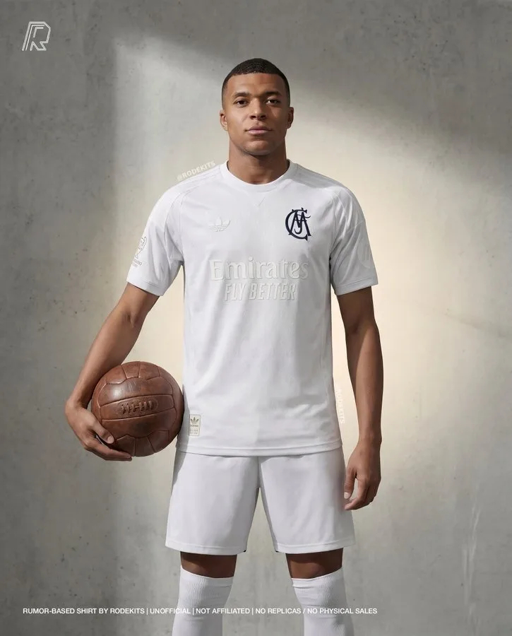 Lộ thiết kế áo kỷ niệm 125 năm của Real Madrid mùa 2026-2027