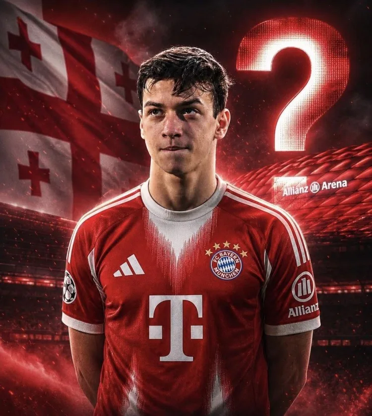 Bayern theo sát em trai 16 tuổi của Kvaratskhelia