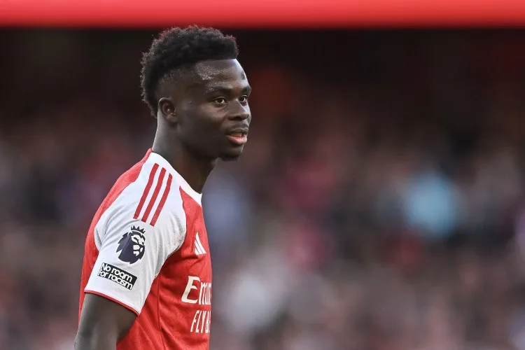 9 bàn thắng và 5 đường kiến ​​tạo! Saka đã chơi tổng cộng 14 trận Champions League trên sân Emirates và tham gia trực tiếp vào 14 bàn thắng