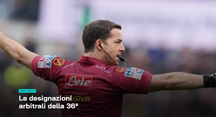 Trọng tài vòng 36 Serie A: Trọng tài Zuffelli Milan Atalanta, trọng tài Abiso Lazio Inter Milan