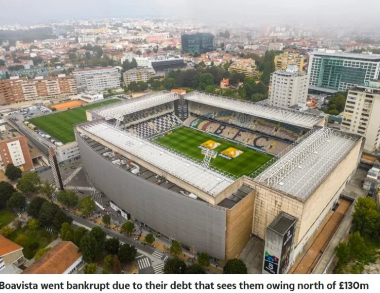Boavista phá sản, sân nhà 115 năm tuổi bị đưa ra đấu giá
