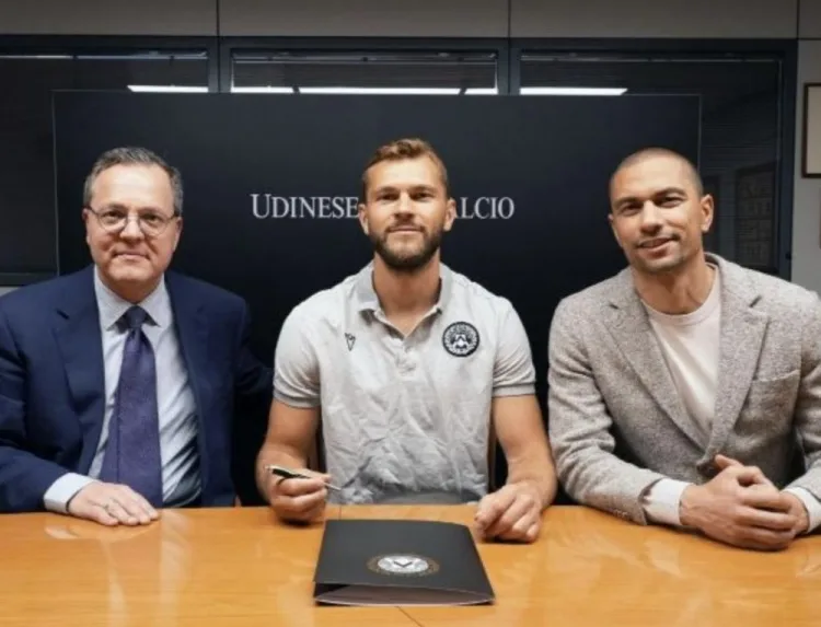 Chính thức: Udinese thông báo gia hạn hợp đồng với đội trưởng Karlström đến tháng 6 năm 2028