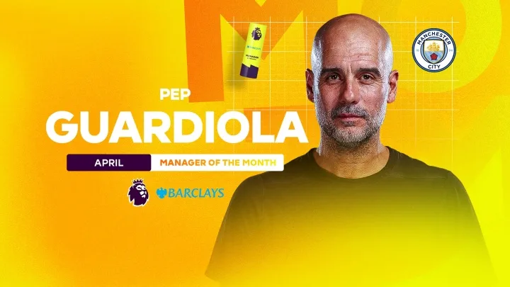 Đã leo lên đỉnh một lần! Chính thức: Guardiola được bầu làm HLV xuất sắc nhất tháng 4 Premier League, giành giải thưởng này lần thứ 13 trong sự nghiệp