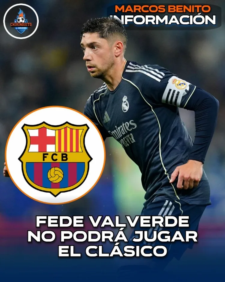 La Sexta: Valverde đã được bác sĩ trưởng Real kiểm tra, chắc chắn lỡ El Clasico