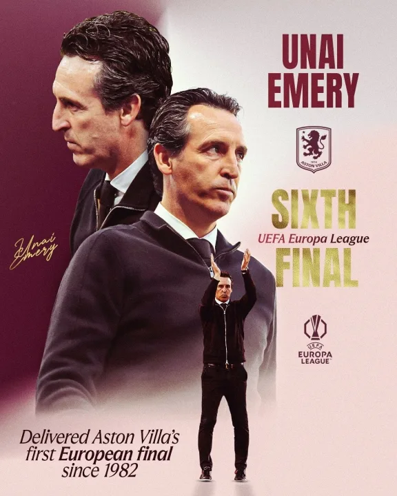 Emery vào chung kết Europa League lần thứ 6, từng thắng 4 trong 5 lần trước