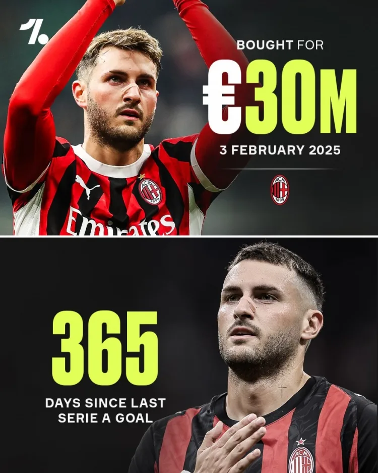 Milan chi 30 triệu euro nhưng Gimenez đã tròn một năm tịt ngòi ở Serie A