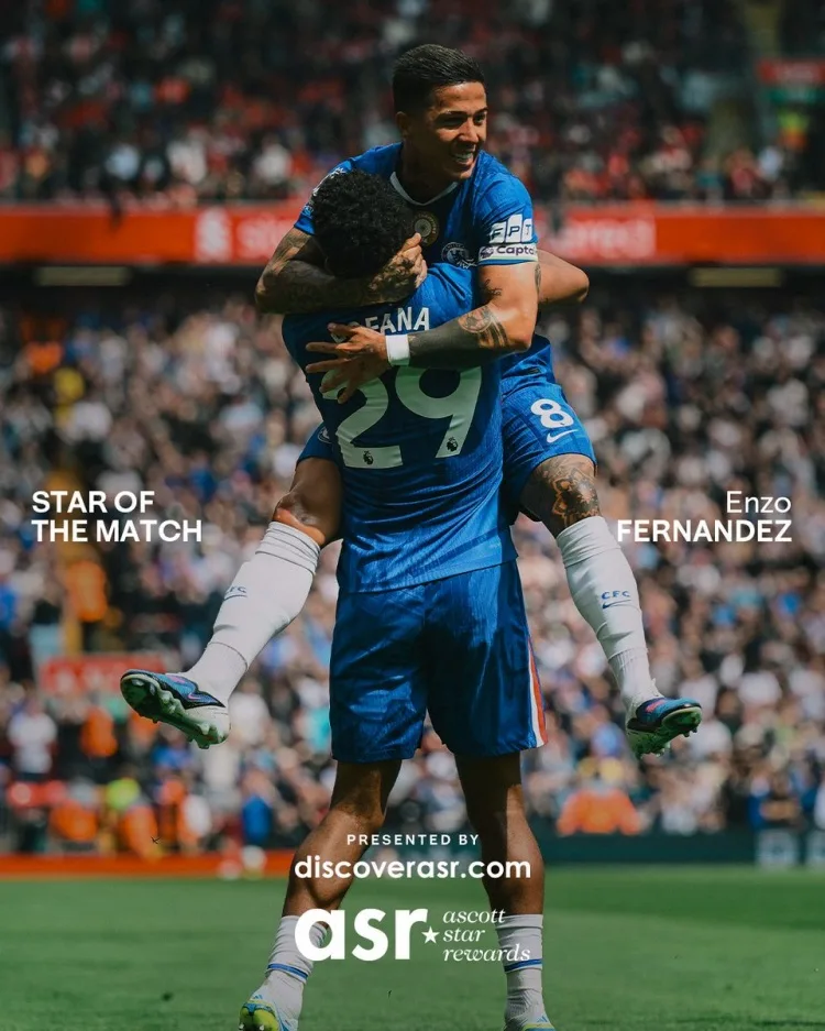 Đá phạt! Enzo là cầu thủ hay nhất của Chelsea trong trận gặp Liverpool