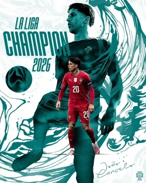 Người đầu tiên trong lịch sử! Cầu thủ 31 tuổi Cancelo đã giành được 4 chức vô địch giải VĐQG hàng đầu châu Âu ở Anh, Ý, Đức và Tây Ban Nha trong sự nghiệp của mình.