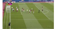 Bàn gỡ hòa của West Ham United không được công nhận và Rice bị nghi ngờ đã ôm ai đó trong vòng cấm vì phạm lỗi.