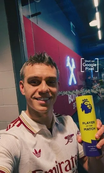 Trossard được bầu chọn là Cầu thủ xuất sắc nhất trận đấu ở Premier League trong trận Arsenal 1-0 West Ham