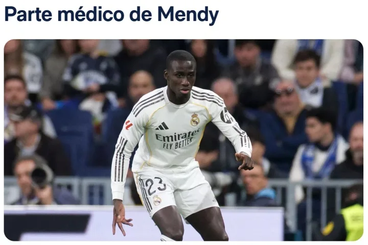 Real Madrid xác nhận Mendy phẫu thuật thành công, sẽ sớm bước vào giai đoạn hồi phục