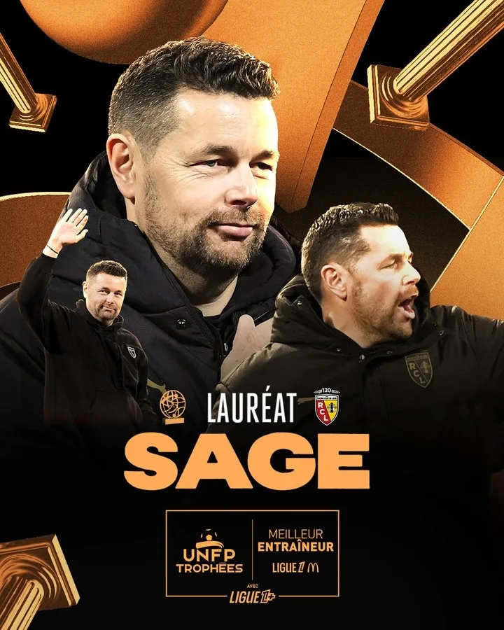 Lens có HLV hay nhất Ligue 1 mùa này, Luis Enrique không được chọn