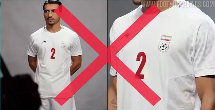 Iran sẽ mặc áo mới cho World Cup 2026 chứ không phải áo 2022
