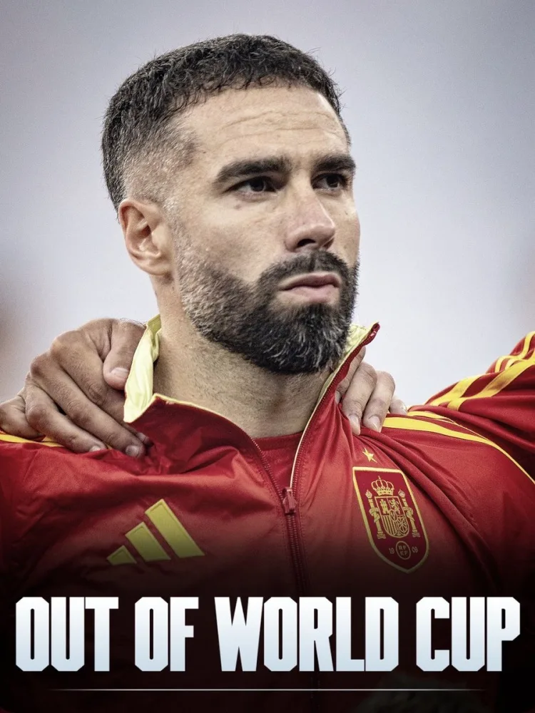Romano: Carvajal 34 tuổi vắng mặt trong danh sách sơ bộ World Cup của Tây Ban Nha
