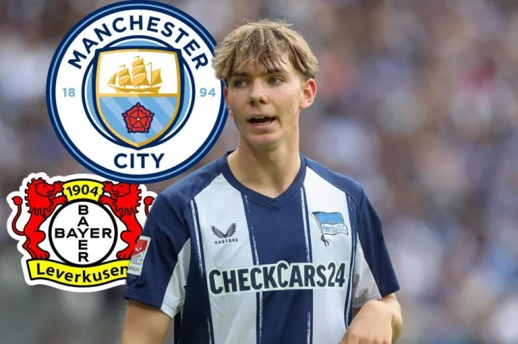 Man City muốn kích hoạt điều khoản giải phóng của tài năng 16 tuổi Eichhorn rồi cho Leverkusen mượn