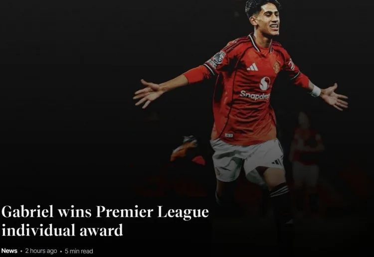 Sao 15 tuổi của Manchester United: Tôi rất vui khi đoạt giải Cầu thủ U18 xuất sắc nhất năm Ngoại hạng Anh Tôi xin cảm ơn huấn luyện viên và các đồng đội của tôi.