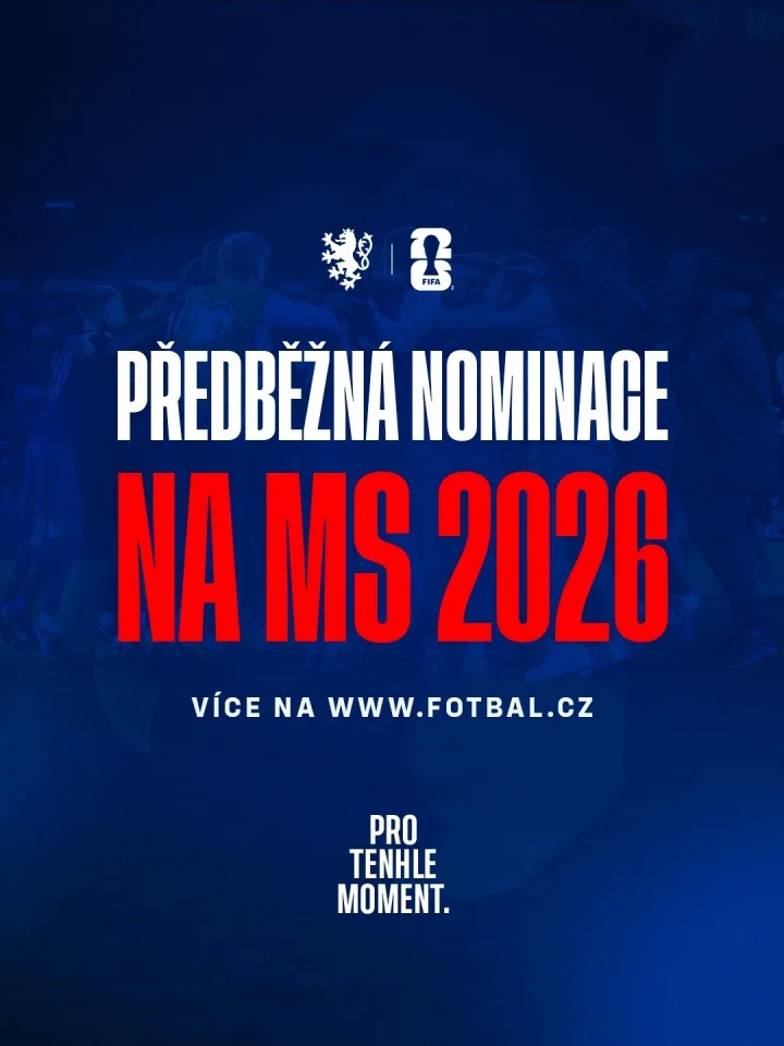 World Cup 2026: CH Séc công bố danh sách sơ bộ 54 cầu thủ dự World Cup: Schick dẫn đầu, Kinski và Cao Far có tên trong danh sách.
