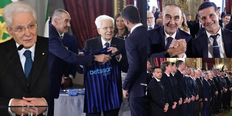 Tổng thống Italy gặp Inter Milan và Lazio: Hy vọng trận chung kết Cúp Italia sẽ khiến nhiều người yêu bóng đá hơn