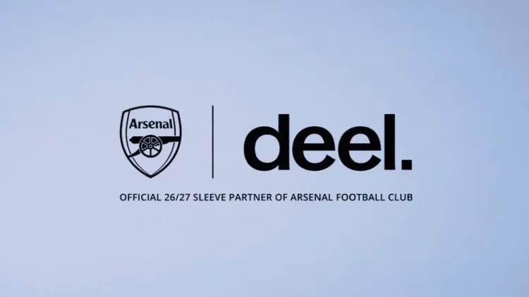 Lên tới 25 triệu bảng! Chính thức: Arsenal ký hợp đồng với nhà tài trợ tay áo Deel với giá 18 triệu mỗi năm