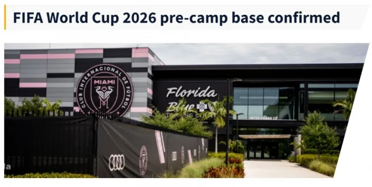Chính thức: Scotland sẽ chuẩn bị cho World Cup 2026 tại trung tâm huấn luyện của Inter Miami