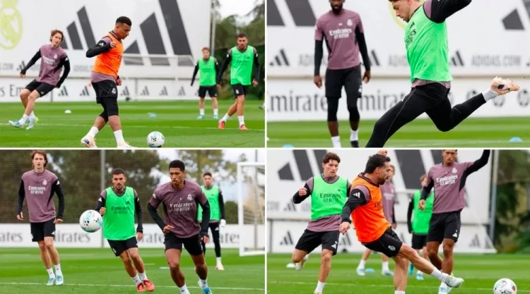 Phóng viên: Sau 8 ngày, tiền vệ Valverde của Real Madrid lần đầu tiên tham gia buổi tập của đội