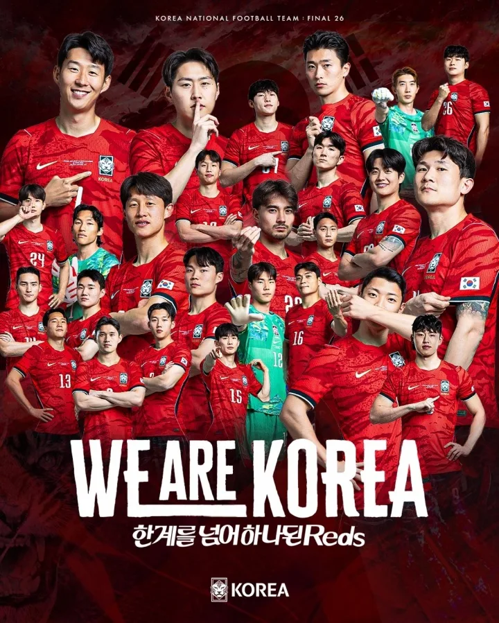 Danh sách 26 cầu thủ Hàn Quốc dự World Cup: 15 ở châu Âu & 1 nhập tịch, Son Heung-min ở MLS