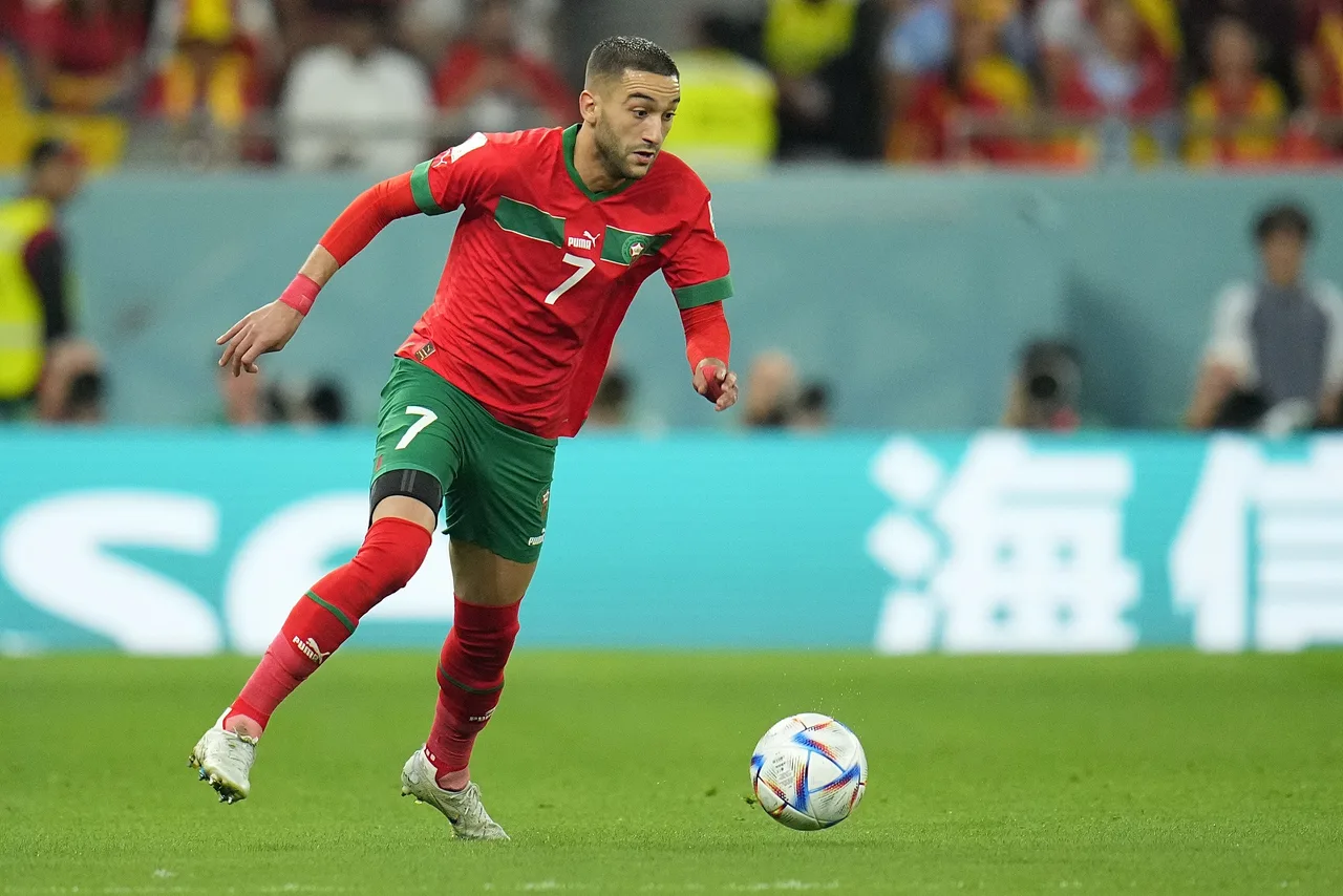 Bỏ lỡ World Cup! Phóng viên: Ziyech 33 tuổi dính chấn thương và bị loại khỏi đội tuyển Maroc