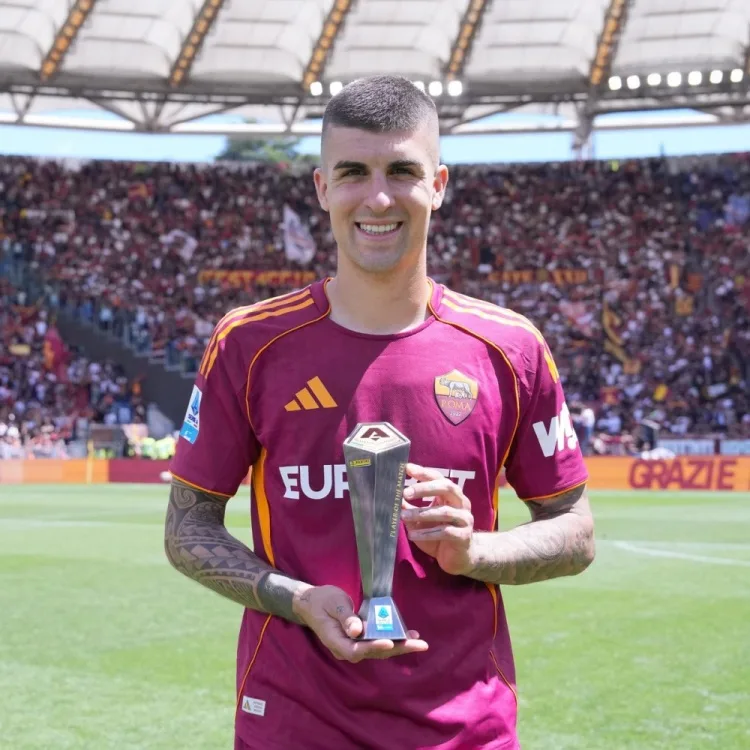 Ghi hai bàn! Chính thức Serie A: Mancini được bầu là cầu thủ hay nhất Roma 2-0 Lazio