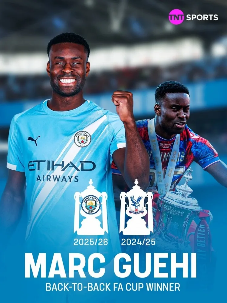 Guey đã cùng đội vô địch FA Cup trong hai mùa giải liên tiếp. Mùa giải trước anh đã giúp Crystal Palace vô địch FA Cup.