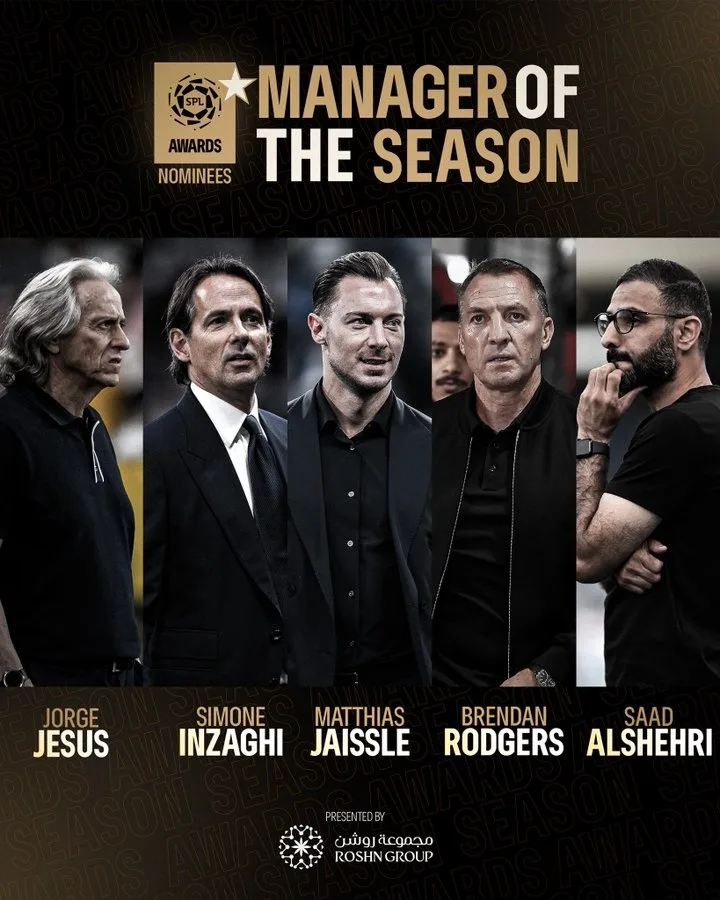 Saudi Arabia chính thức ứng cử viên cho danh hiệu HLV xuất sắc nhất mùa giải: Jorge Jesus dẫn đầu danh sách, có Inzaghi