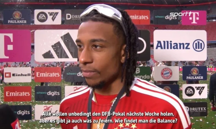 Olise: Được bầu chọn xuất sắc nhất Bundesliga là nhờ sự nỗ lực của toàn đội. Tiếp theo, tập trung vào trận chung kết Cúp quốc gia Đức