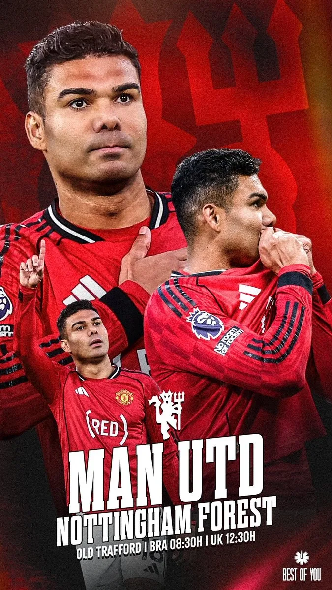 Trò chơi chia tay ở nhà! Casemiro đăng áp phích cá nhân chống lại Nottingham Forest trên mạng xã hội