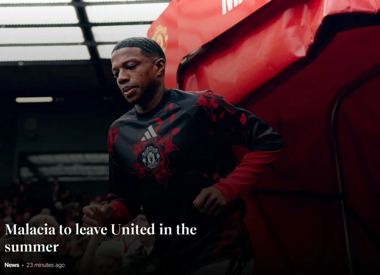 Chỉ chơi 10 lần trong 3 năm qua! Quan chức Man United: Hậu vệ 26 tuổi Malacia sẽ rời đội vào mùa hè này