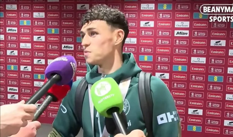 Foden: Không chắc liệu anh ấy có xem các trận đấu của Arsenal hay không, hy vọng sẽ được chọn vào đội tuyển Anh